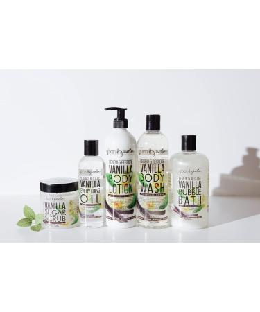 Urban Hydration Renew & Restore Vanilla 6pc Bath & Body Set | Sulfate & Paraben Free | Ideal for All Skin Types - Bubble Bath Everything Oil Hand Cream Sugar Scrub Body Wash & Lotion - Buy Online on GoSupps.com