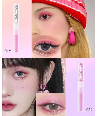 4Pcs Liquid Glitter & Matte Eyeshadow Eyeliner Set 2-in-1 Cream Eyeshadow & Shimmer Liner Korean Sparkly Bling Eye Shadow with Pigmented Long Lasting Quick Dry Glue for Crystals Eye Makeup -Set B - Buy Online on GoSupps.com