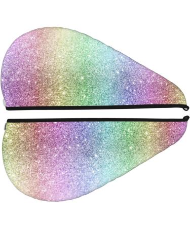 Hair Towel Wrap - Quick Drying Glitter Towel Turban with Button for Effortless Hair Drying | International Shipping - Buy Online on GoSupps.com