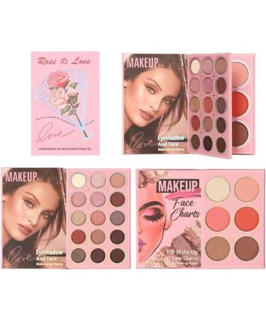Eyeshadow Palette | 21 Colors Book Style Blush Makeup Kit - Full Face Makeup Palette - For Women Girls and Enthusiasts - Daily Use Wedding Party & - Buy Online on GoSupps.com