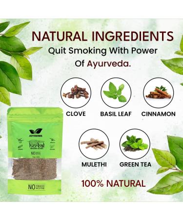 JOYHERBS 100% Natural Herbal Smoking Blend - 1 oz/30g Smokable Herbs - Buy Online on GoSupps.com