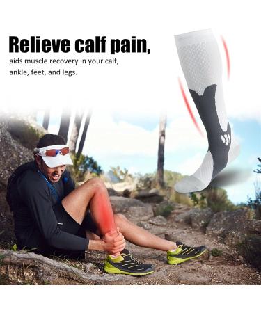 Feifanshop Sports Compression Stockings - Support Travel Socks Knee Socks Thrombosis Socks for Women (EU 35-39) - White - Buy Online on GoSupps.com