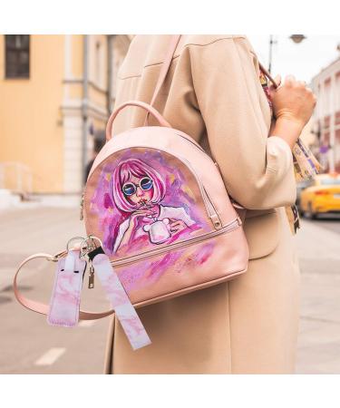 Frcolor 10-Piece Chapstick Holder Neoprene Bracelet Lanyard - Stylish Key Ring for Lip Balm Lotion & Toiletries - Marble Design - Buy Online on GoSupps.com