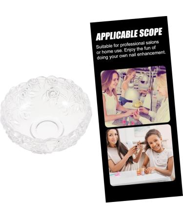 minkissy Bowls Salad Bowl Nail Art Remover Bowl Manicure Bowl Remove Wash Soaker Manicure Soaking Bowl Nail Soak Bowl Nail Tips Soak Bowl Nail Remover Bowl Exfoliating Glass Supplies - Buy Online on GoSupps.com