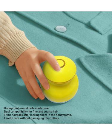 Lint Remover | Ergonomic Rechargeable Fuzz Trimmer for Home Use - Yellow | International Shipping - Buy Online on GoSupps.com