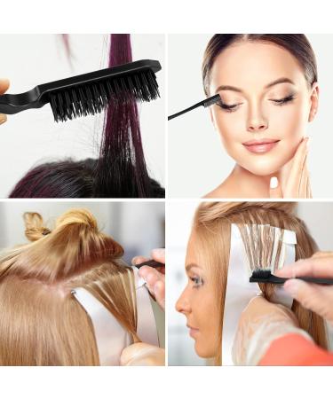 Sularpek 3-Piece Sleek Bun Brush Set - Double Edge Teasing Hairbrush & Rat Tail Comb for Hairdressers Women & Kids - Perfect for Black Hair Care - Buy Online on GoSupps.com