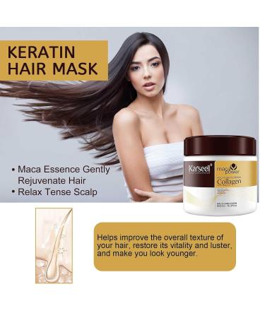 Karsell Collages Hair Treatment 500 ML | Deep Repair Conditioning Argan Oil & Collagen Hair Mask for Dry Damaged Hair - Buy Online on GoSupps.com
