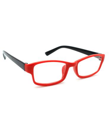 4sold slim women men reading glasses +0.50.75 +1.0 +1.5 +2.0 +2.5 blue filter glasses Blue light and UV protective glasses screen glasses Advanced gamers gaming glasses computer glasses red black 2.5 x x x