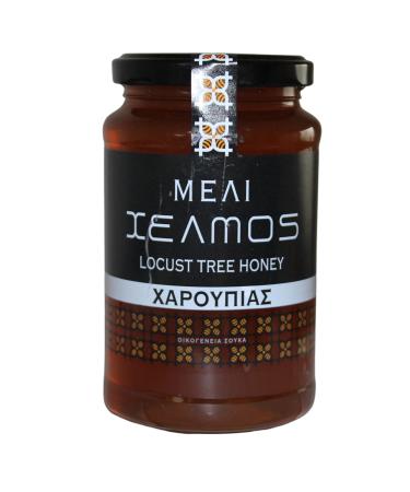 Helmos Greek Carob Honey 480 g