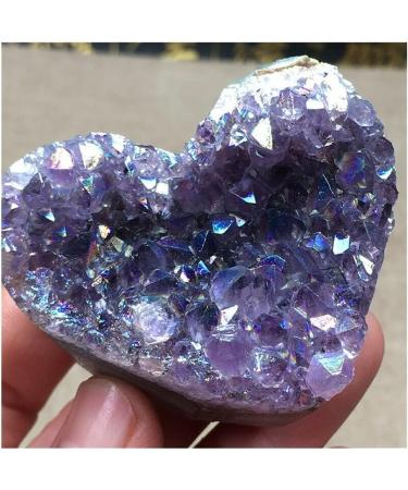 Natuurlijke Titanium Rainbow Quartz Electroplated Center Beautiful (Size : 500-550g) HOMEZHOU (Size : 600-650g) - Buy Online on GoSupps.com
