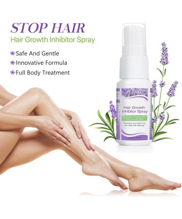 Spray inhibiteur de croissance des cheveux Ralentit la repousse du corps du visage des bras des aisselles et des jambes apr s l' pilation la cire - Buy Online on GoSupps.com