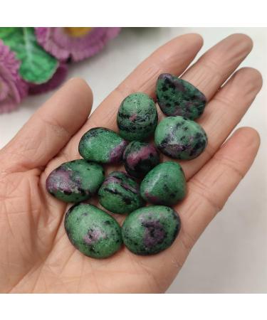 100g Bulk Natural Red Green Zoisite Tumbled Stones Quartz Crystal Gemstones Polished Specimen Home Decoration yuebang ERBDRGAZ - Buy Online on GoSupps.com