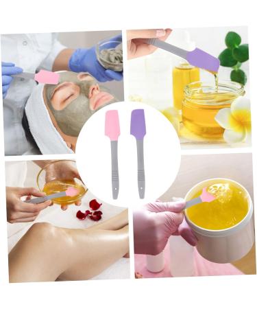 Wioneky 2st Laspber Silicone Wax Spatula & Hard Wax Pencils - Non-Stick Hair Removal Tool for Crafting & Moisture Cream - Buy Online on GoSupps.com