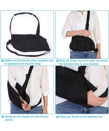 Adjustable Arm Loops & Shoulder Orthosis for Rotator Cuff Support | Shoulder Stability Dislocation Relief and Injury Recovery - Buy Online on GoSupps.com