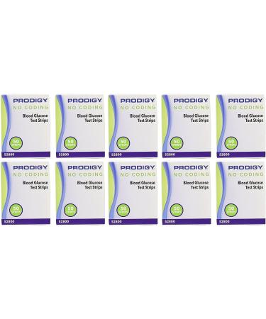 Prodigy No Coding Blood Glucose Test Strips - 500 Count - Buy Online on GoSupps.com