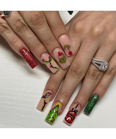 Christmas Nail Stamping Plates | Monster Nails Stamping Kit for Holiday DIY | Winter Xmas Nail Stamper for Women & Girls - Buy Online on GoSupps.com