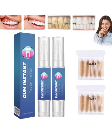 Attdx Gumer relief periodontal treatment gel fivfivgo gum instant treatment gel Attdx gum instant treatment gel Attdx gum gel (2pcs)