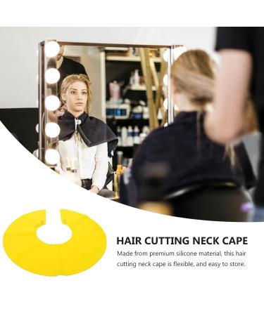 Shop Professional Hair Dye Shawl & Salon Neck Cape | Yellow Hair Cutting Collar for Stylists - Buy Online on GoSupps.com