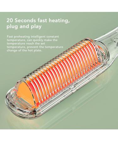 Negative Ion Hair Straightening Comb - 2 in 1 Scalp Care & Styling Tool (110-240V US Plug) - International Shipping Available - Buy Online on GoSupps.com