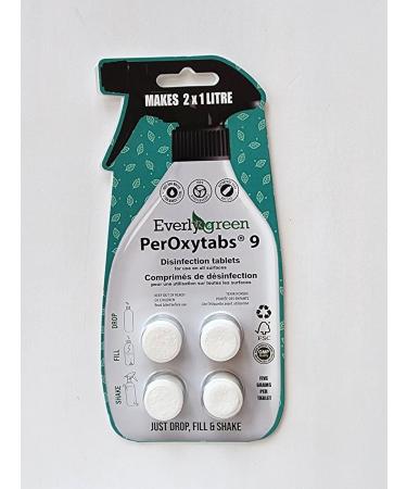 Everlygreen Cleaning Tabs green product for home office business students janitorial professionals services supplies (PEROXYTAB 9) 1 Count - Buy Online on GoSupps.com