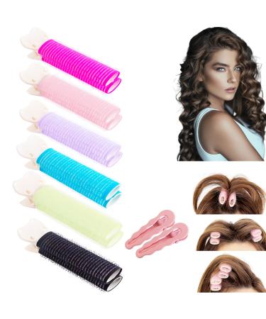 8Pcs Volumizing Hair Clips Velcro Hair Clips for Volume Root Clips for Hair Volume  Styling Diy Instant Hair Volumizing Clips for Women Colorful Hair Clips for Girls