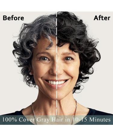 Instant Black Hair Dye Shampoo for Men & Women - Long Lasting Color in 10-15 Minutes - Buy Online on GoSupps.com