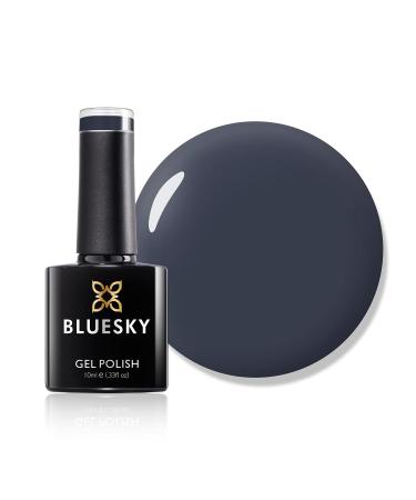 Bluesky Gel Nail Polish Asphalt 80531 Charcoal Dark Grey Long Lasting Chip Resistant 10 ml (Requires Drying Under UV LED Lamp)