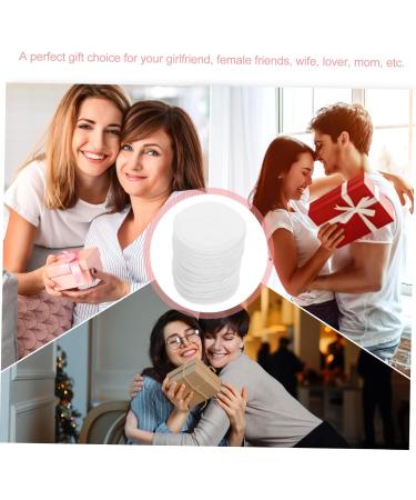 POPETPOP 1 Round Cotton Pad Cotton Makeup Remover Pads Exfoliating Disposable Cleaning Face Pads Cosmetic Cotton Pad Make up Remover Pads Cotton Pads Pure Cotton White Cleaning Wheel Care - Buy Online on GoSupps.com