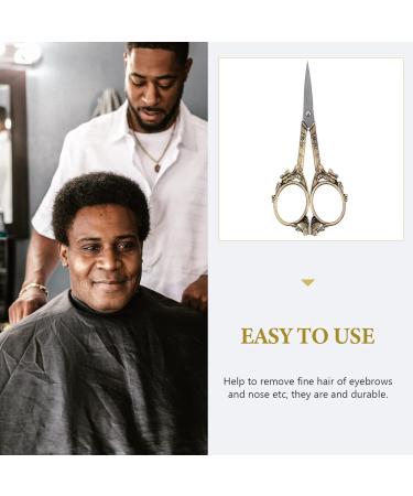 Buy Reusable Stainless Steel Eyebrow Scissors - Multi-Function Beauty Accessory for Eyebrows & Nose Hair | International Shipping Available - Buy Online on GoSupps.com