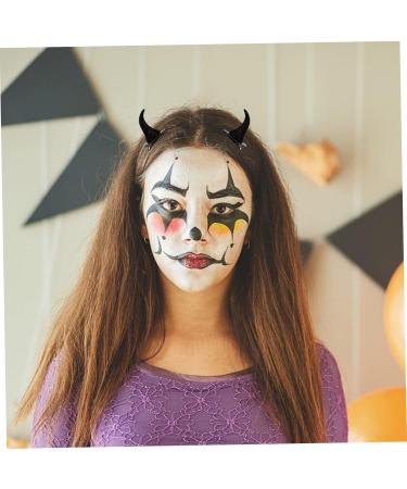 FRCOLOR 1 Set 2 Pairs Horn Hairpin Devil Hair Clips Horn Hair Clips Christmas Bobby Horror Hair Clips Hair Accessories for Prom Hairpin for Halloween Flash Metal Makeup Baby Girl - Buy Online on GoSupps.com