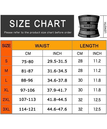 Hidyliu Men's Neoprene Waist Trainer Sauna Sweat Trimmer Cincher - Black, Medium - Buy Online on GoSupps.com