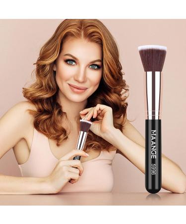 Doryum Foundation Brush Flat Top Kabuki Makeup Brush Powder Makeup Brush Soft Multipurpose Blush Brush Makeup Tools for Buffing Stippling Concealer - Buy Online on GoSupps.com