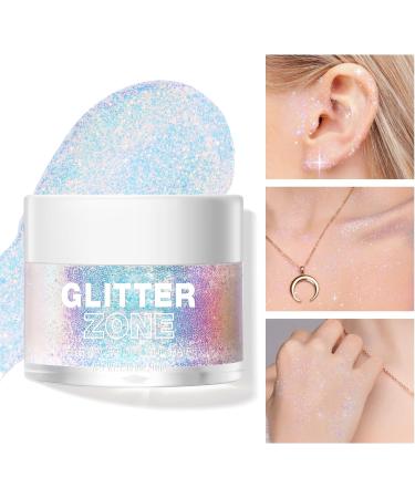 Langmanni Holographic Body Glitter Gel - Color-Changing Eyeshadow for Body Face Hair & Lips - 1.35 OZ Golden Ocean | International Shipping Available - Buy Online on GoSupps.com