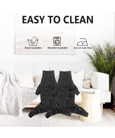 High Collar Waterproof Dog Raincoat Set | Minezi Hundred Coat | Reflex Stripes & Zippers | Black Medium (Back Length: 37-40cm) - Buy Online on GoSupps.com