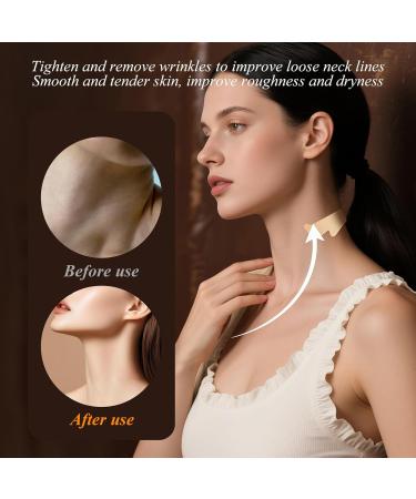ZZBUY 40 Pcs Neck Lift Tape Invisible Behind Neck Instant Tightening and Lifting Tape for Sagging Skin Invisible Face Lifting Bands Strips for Wrinkles & Double Chin (Beige Large) - Buy Online on GoSupps.com