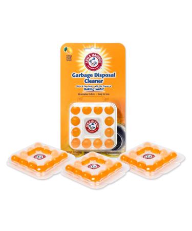 Arm & Hammer 48-Count Sink Garbage Disposal Cleaner, Freshener & Deodorizer Capsules Citrus Scent, with Power of Baking Soda 12 Count (Pack of 4) - Buy Online on GoSupps.com