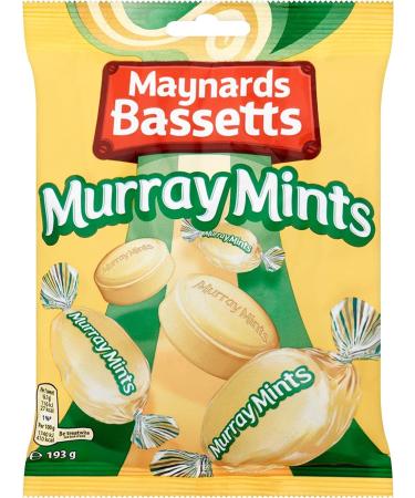 Maynards Bassetts Murray Mints Sweets Bag (193g per pack) Pack of 4 - Buy Online on GoSupps.com