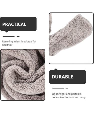 Ciieeo 3pcs Dry Hair Cap Shower Caps for Women Hair Turban Hair Bands for Womens Hair Super Absorbent Hair Towel Quick Dry Headband Polyester Nylon Warp Knitted Coral Fleece As Shownx3pcs 65X25CMx3pcs - Buy Online on GoSupps.com