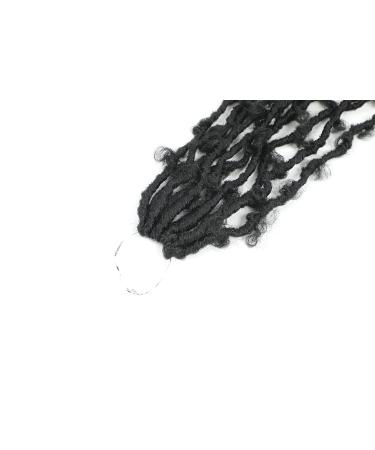 Yewell Butterfly Locs Crochet Hair 24 Inch 6 Packs - Soft Long Pre-looped Distressed Faux Locs Crochet Hair for Black Women, 1B Color - Pack of 6 - Buy Online on GoSupps.com
