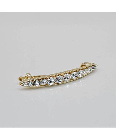 Medium Rhinestone Hair Barrette Crystal Hair Clip Diamond Crocodile Clip Metal Crystal French Barrette Hair Accessories Fancy Barrettes for Women's Hair Sparkly Hair Clips - Buy Online on GoSupps.com
