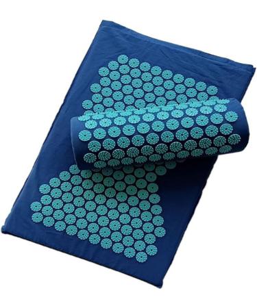 Dunlap Blue Massage Pillow & Cushion - Acupressure Yoga Mat for Bodyache Relief | Acupuncture Massage - Buy Online on GoSupps.com