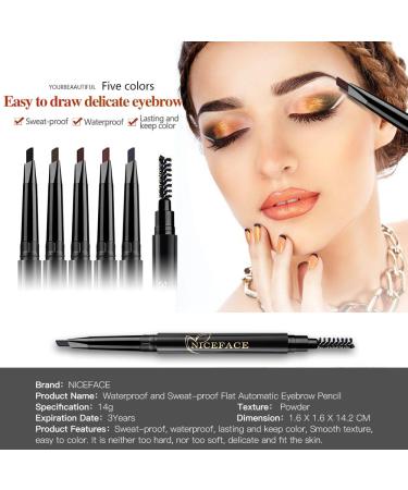 Precision Black Eyebrow Pencil - Waterproof, Double-Ended & Cruelty-Free - Buy Online on GoSupps.com