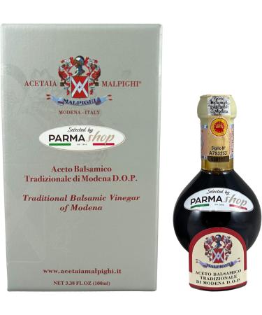 Traditional Balsamic Vinegar Dop Malpighi - Aged 12 years - Modena - Italy + Recipe book - Buy Online on GoSupps.com