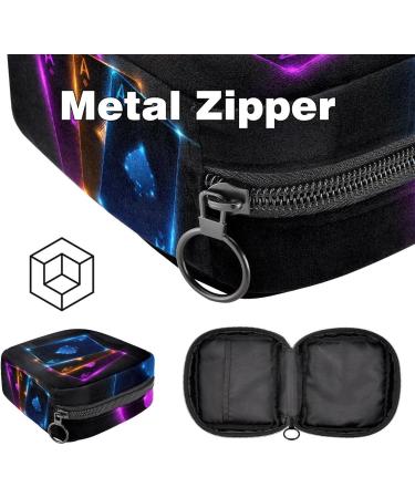 Ace Poker Map Women's Portable Period Bag with Storage Pocket - Menstrual Cup Bag for Girls & Women - International Shipping Available - Buy Online on GoSupps.com