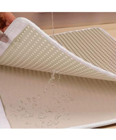 Premium Double Layer Large Cat Litter Mat - Scatter Control & Waterproof - L Biege - Buy Online on GoSupps.com