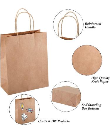 135pcs Brown Paper Bags with Handles Assorted Sizes Gift Bags Bulk Kraft Paper Bags for Small Business Shopping Bags Retail Bags Party Bags Merchandise Bags Favor Bags - Buy Online on GoSupps.com