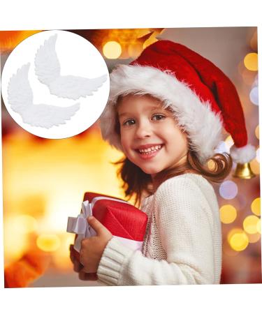 COHEALI 12 Pcs Christmas Centerpieces Plastic Angel Wings Diy Angel Wings Accessories Bottle Blowing Variety White 5x2pcs 18x14cmx2pcs - Buy Online on GoSupps.com