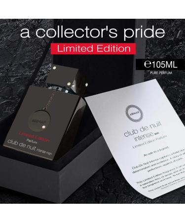 ARMAF Club De Nuit Intense Men Limited Edition Pure Parfum, Black, Woody Spicy Masculine Scent, 3.6 Fl Oz - Buy Online on GoSupps.com