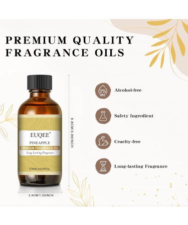 Premium Pineapple Fragrance Oil 60ml - Aromatherapy & DIY Candle Making Essential Oil - Buy Online on GoSupps.com