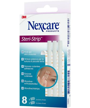 Nexcare Steri-Strip Wound Closure Strips - Assorted 8 Pieces per Pack | Standard Wound Care for Fast Healing - Buy Internationally - Buy Online on GoSupps.com